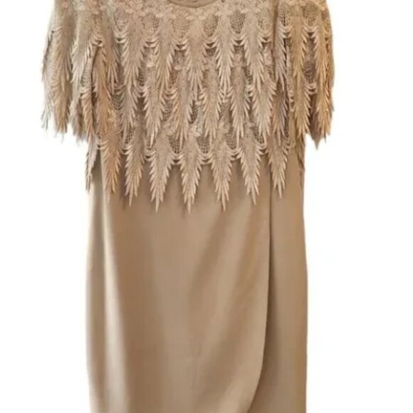 Cattina Lace Yoke Cocktail Dress - Picture 12 of 12